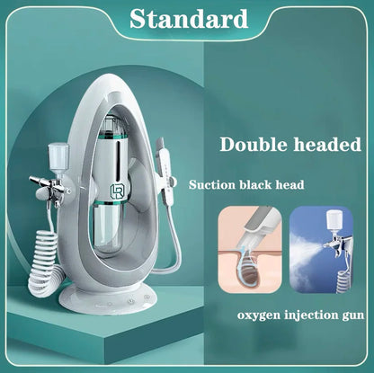 New Small Bubble Oxygen Injection Instrument Hydra Dermabrasion Aqua Peeling  Beauty Device Facial Cleansing Suction Blackhead