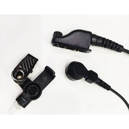 Covert Acoustic Air Tube Earpiece PTT Mic Microphone Headset For Icom IC-F51 IC-F40GS F30GS IC-F60 F80 IC-F3060 IC-M88 Radio