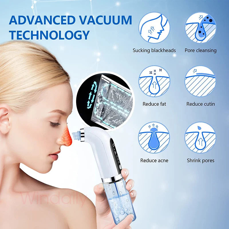 NEW Blackhead Removal Hole Vacuum Cleaner Electric Tiny Bubble Cleanser USB Rechargeable Beauty Device