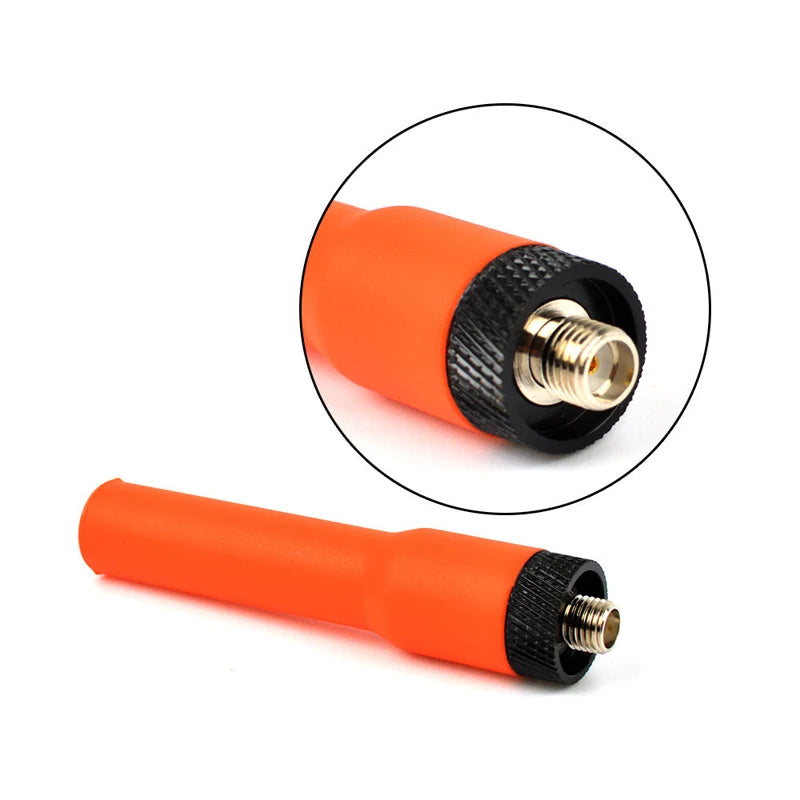 10PCS Orange SF-20 SMA Male/SMA Female/BNC Dual Band VHF UHF 144MHz/430MHz SF20 Soft Antenna for Baofeng Kenwood HYT TYT Radio