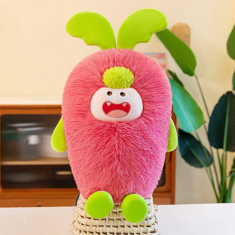 70cm New Monster Carrot Plush Toy Long Hair Monster Dolls Bed Sleeping Throwing Pillow Doll Kids Girlfriend Birthday Gift