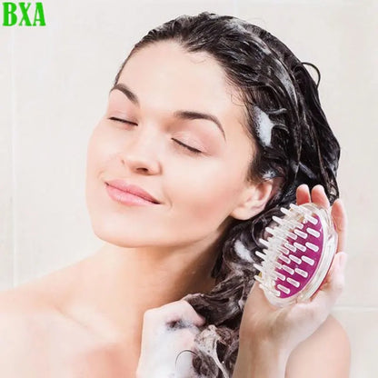 Silicone Brush Shampooer Stop Itch Washing Hair Brush Head Health Massage Comb Washing Hair Artifact Bath Comb for Adult Baby