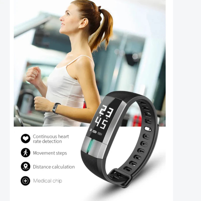 G20 OLED ECG+PPG Blood Pressure Health Monitor Smart Bracelet Tracker IP67 Waterproof