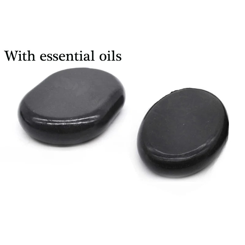 BXA SPA Hot Stone Massage Set Heater Box Relieve Stress Back Pain Health Care Lava Basalt round massage tool Stones