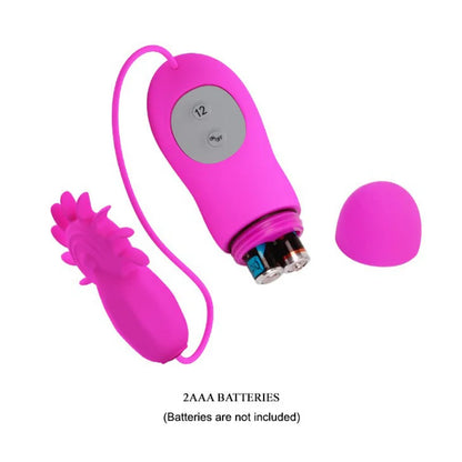 Soft Silicone Vibrating Gear Wheel Tongues Massager Vibrator Clitoral Stimulator Masturbator Sex Toy for Women