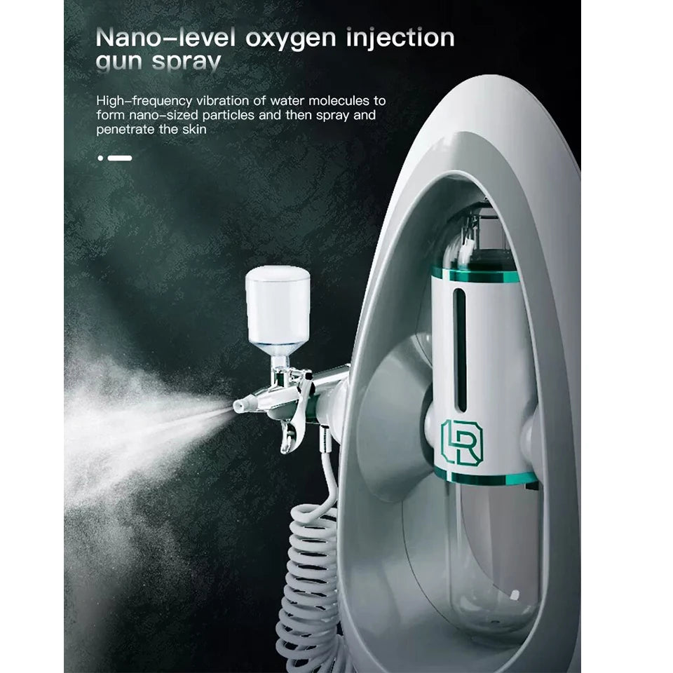 New Small Bubble Oxygen Injection Instrument Hydra Dermabrasion Aqua Peeling  Beauty Device Facial Cleansing Suction Blackhead