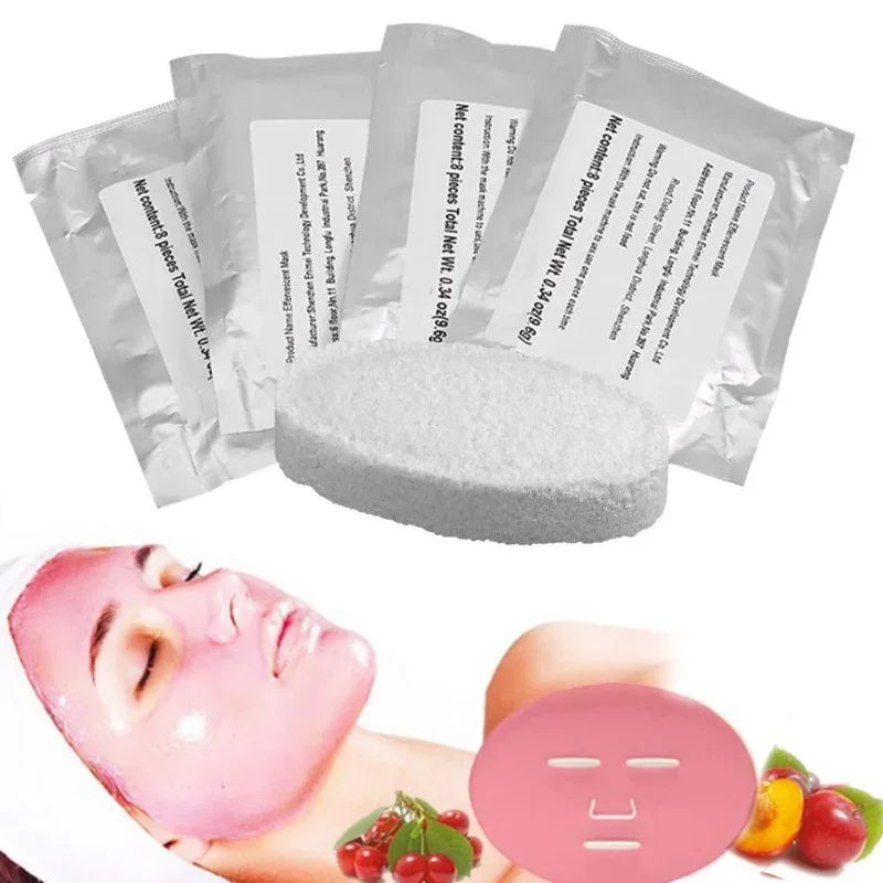 32Capsules Whitening DIY Facial Fruit Vegetable Maker Automatic Mask Machine Use Effervescent Collagen Tablet Anti Aging Wrinkle