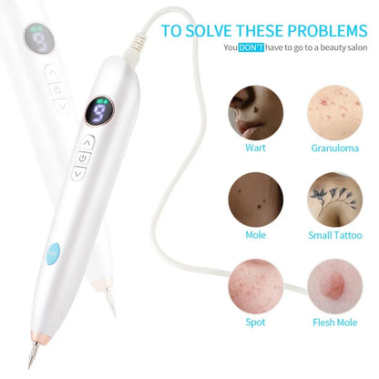 NEW Laser Tattoo Mole Removal Pen Mini LCD Plasma Pen Skin Care Tool Label Removal Freckles Warts Dark Spot Removal Beauty Care