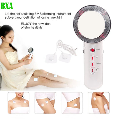 EMS Ultrasound Cavitation 3 in 1 Ultrasonic Body Slimm Massager Infrared Therapy Ultrasound Therapy Beauty Tool Skin Tightening