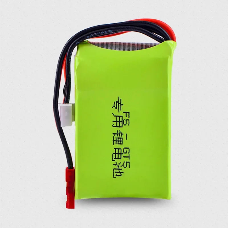 7.4V 1500mAh 2S Transmitter Lipo Battery for Flysky MC6C/MCE7 2.4G 6CH Remote Control for RC Car Boat Models Parts