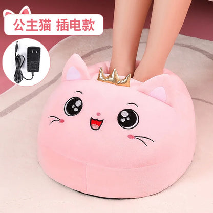 Winter Foot Warmer Massage Machine Foot Heater Rechargeable  Heating Household Foot Warmer Winter Protection Wrap Hot Compress