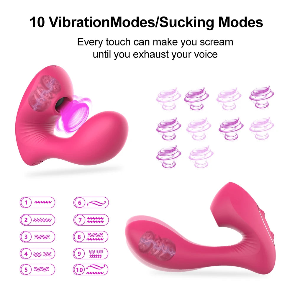 Sucking Vibrator For Women Clit Sucker Clitoris Powerful Vacuum Stimulator Dildo Vibrators Sex Toys Erotic Goods For Adults 18