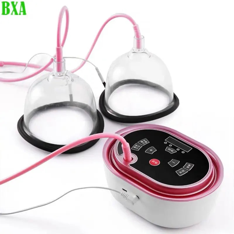 Electric Vacuum Massager Breast Massage Suction Cup Enlargement Pump Enhance Nipple enhancer button lifting Nipples Sucker