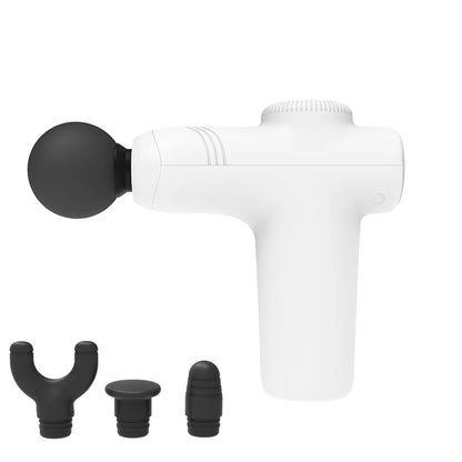 Mini Body Shaping Massage Gun with 10 Head Muscle Relaxation Body Relax Electric Massager with Portable Bag Therapy Gun Fitness