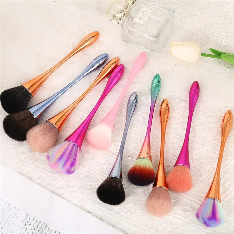 Multicolour Powder Blush Professional Loose powder Brush Make Up Brush Large Cosmetic Face Cont Cosmetic Face Cont Make Up Tools