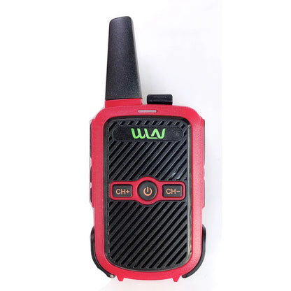 2x WLN KD-C50 MINI Handheld Transceiver KDC50 UHF Two Way Radio Ham Radio Communicator Station Long Range 10KM 5W Walkie Talkie