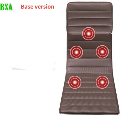 Electric Heating Full Body Massager for Car Chair Office Lumbar Neck Muscle Relax Vibration Cushion Shoulder Back Massage Mat