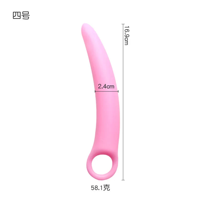 1pc Silicone Crescent Anal Plug Female Butt Plug Dildo Anal Stimulation G-Spot Masturbation Adult Sex Toys for Women Men