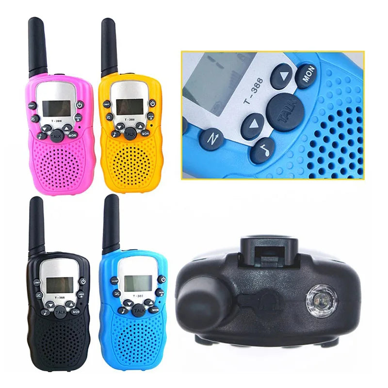 2pcs Baofeng T-388 Radio Mini Wlakie Talkie Talkpod Parent-child Family Games Toys Educational Intellectual For Kids Gifts Boys