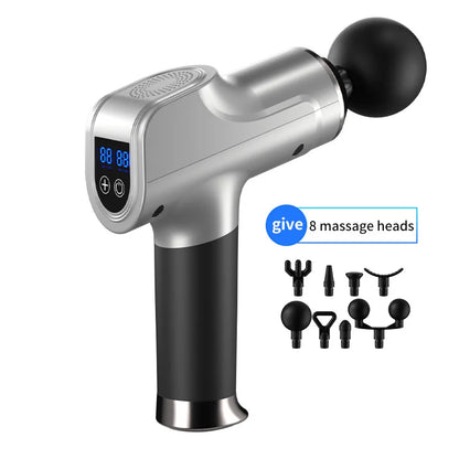 LC-003 Mini Vibration Massage Gun Portable Muscle Relaxation Electric Massager Fitness Vibrator-massagers Fascia Equipment