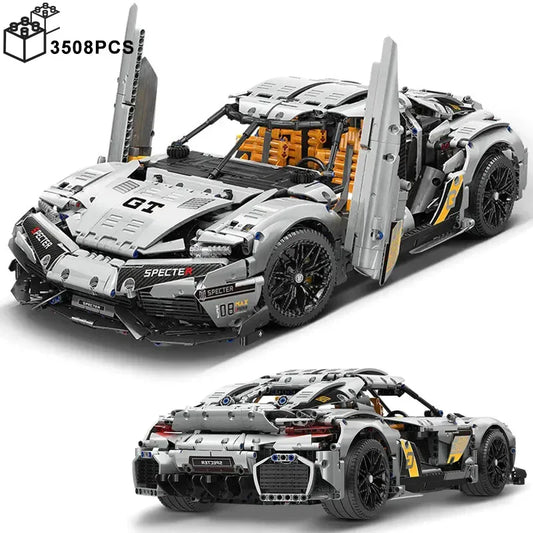 3508PCS Technical MOC Vehicle Assmble Bricks 1:8 Koenigsegg Gemera City Sport Car Building Blocks Toys Gifts for Kids Boy