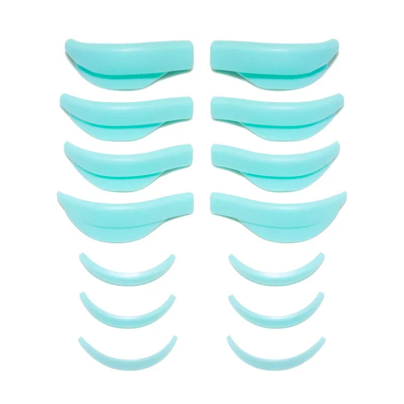 NEW 7Pairs colour Eyelash Perming Pad Silicone Eyelashes Perming Curler Reusable Lash Lift Shield Pads Eyelash Lifting