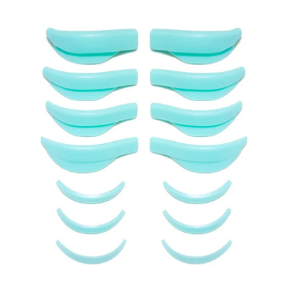 NEW 7Pairs colour Eyelash Perming Pad Silicone Eyelashes Perming Curler Reusable Lash Lift Shield Pads Eyelash Lifting