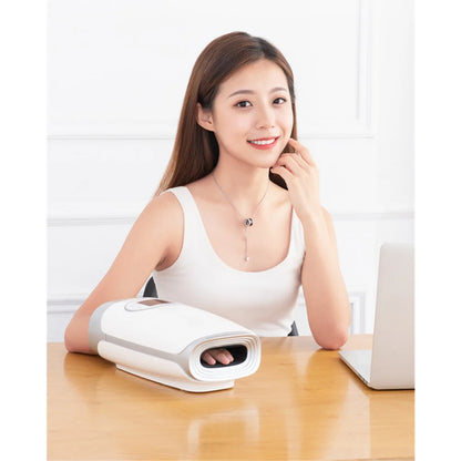 Smart Hand Massager Acupoint Massage Heating Air Compression Press Massage Palm Massager Finger Wrist Spa Relaxation Relax