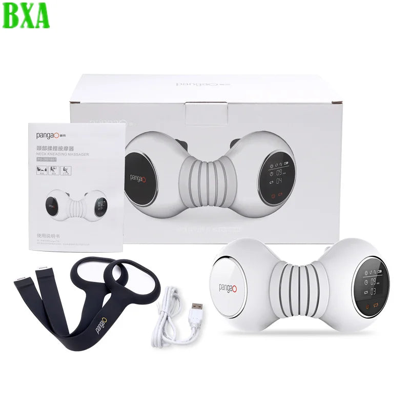 PG-B32 Smart Neck Shoulder Pulse Massager Kneading TENS Wireless Heat Cervical Vertebra Relax Muscle Relaxation Massage Machine