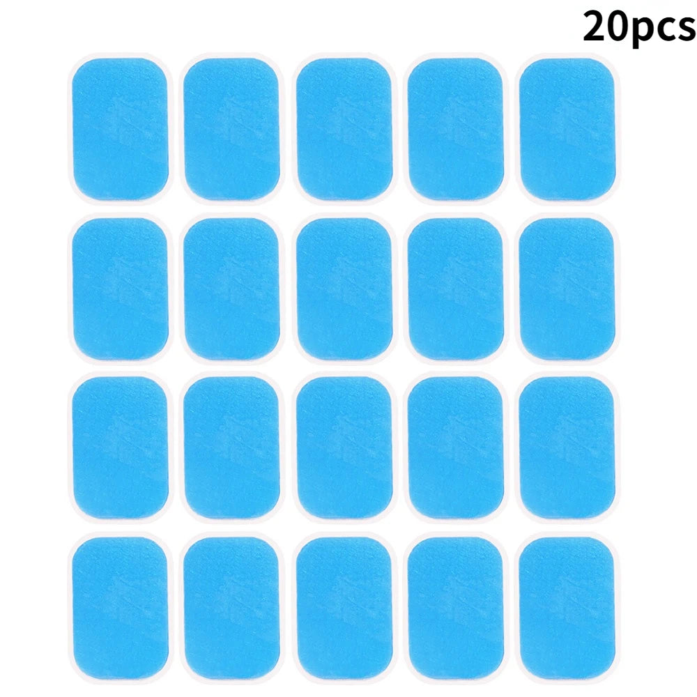 10-50Pcs Abdominal Gel Pads for EMS Trainer Abdominal Gel Stickers Fitness Hydrogel for Abdomen Muscle Stimulator Slim Massager