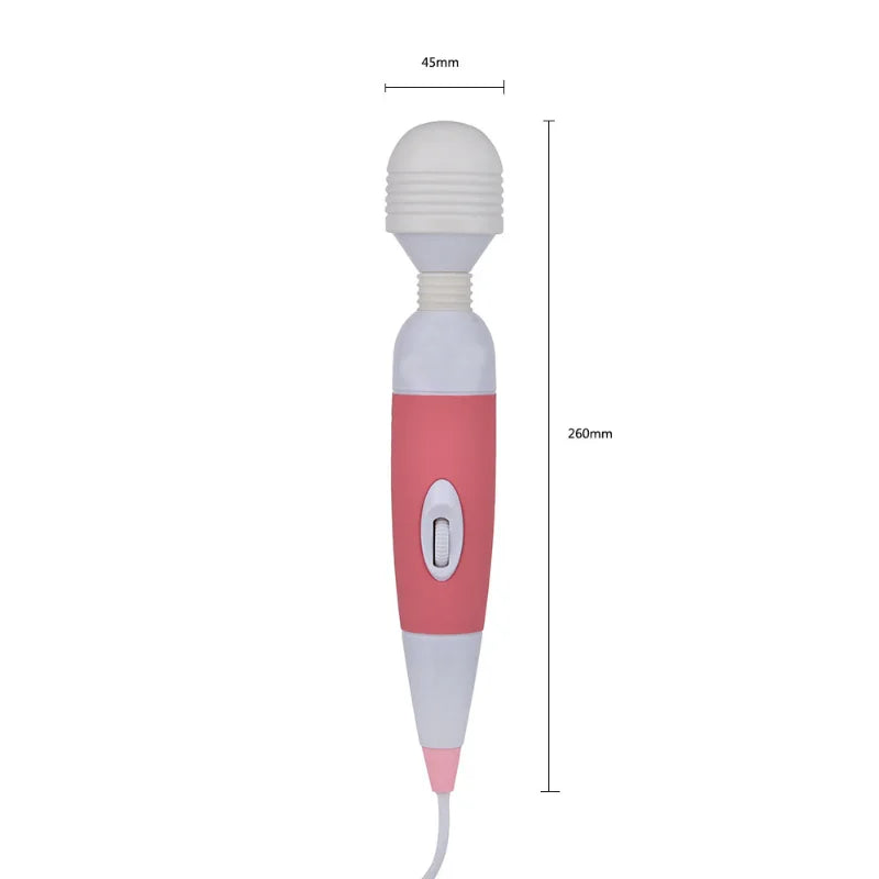 Soft Powerful G-Spot Vibrator Massager US Plug Fantastic Multi-speed Wand Massager Masturbator Sex Toys for Women