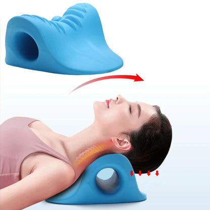 New Massage Pillow Neck Shoulder Cervical Traction Device For Muscle Relax Cervical Spine Alignment Chiropractic Neck Stretcher