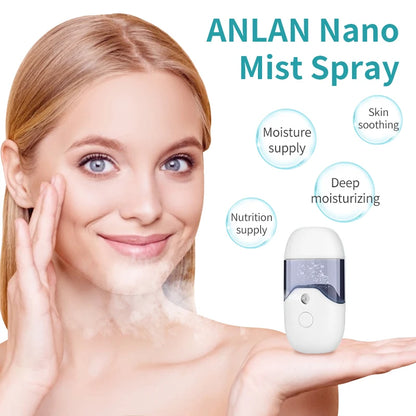 NEW Face Spray Face Steam Spa Atomization USB Mini Spa Face Steam Portable Humidifier Rechargeable Moisturizing Nano