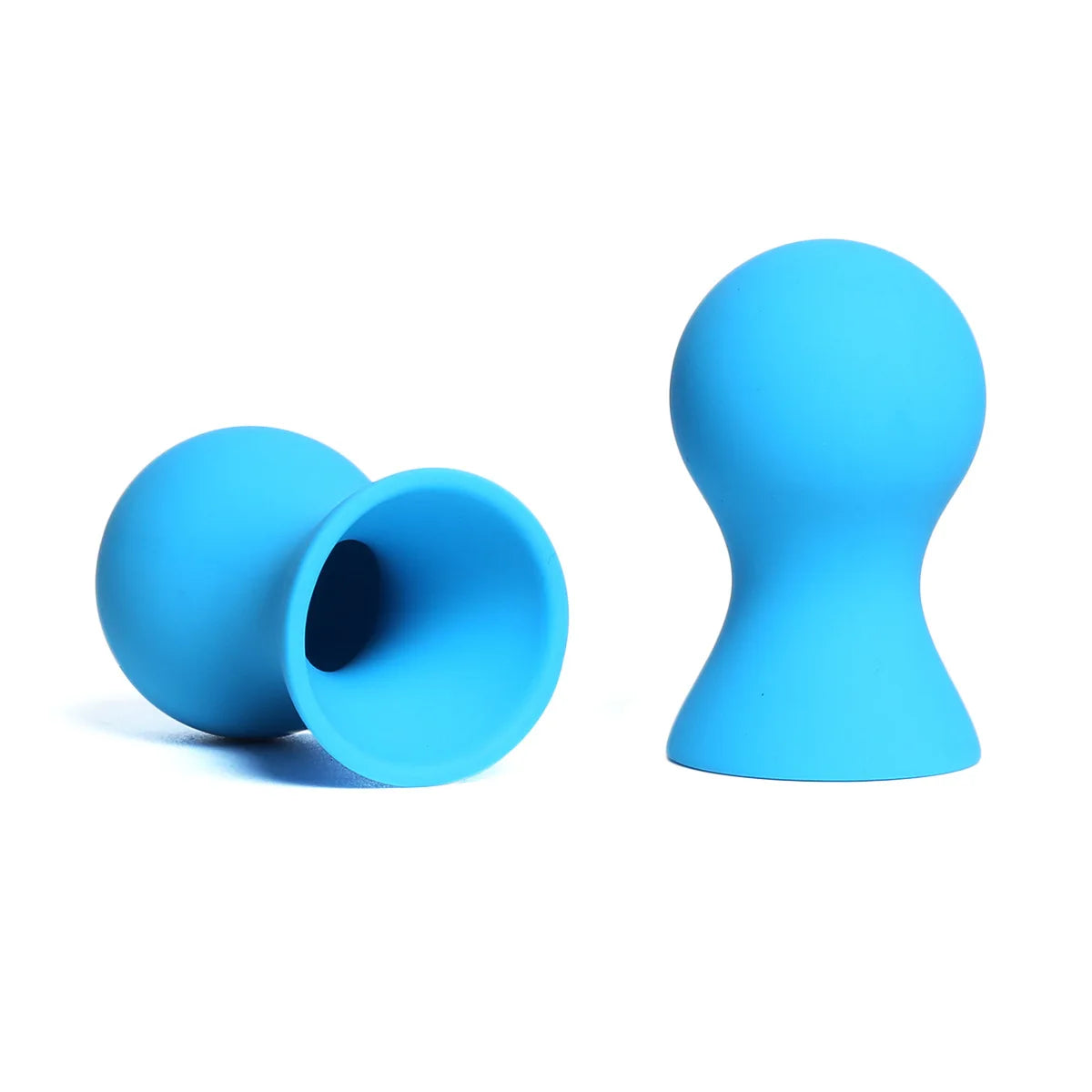 A Pair Silicone Nipple Sucker Pump Suction Cup Breast Massager Clitoris Stimulator Sex Toys for Man Woman Flirting Products