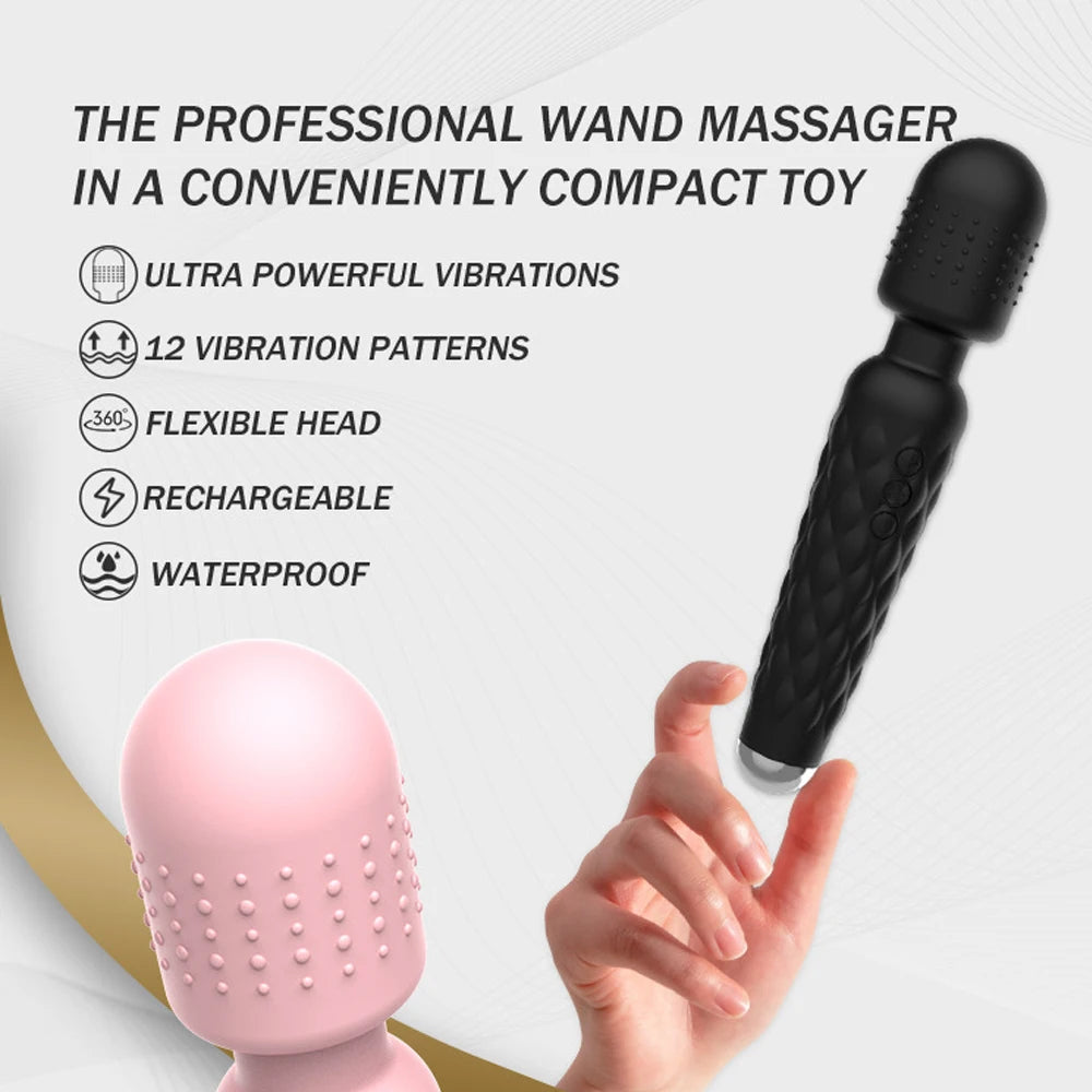 New Handheld Leg Neck Shoulder Back Body Muscle Recovery Upgrade Waterproof Powerful Muscle Sore Sports Recovery Body Massager