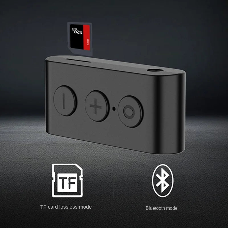 T-R22 Bluetooth Transmitter Receiver 2-in-1, RCA/AUX Interface, USB Playback, Wireless Audio Adapter