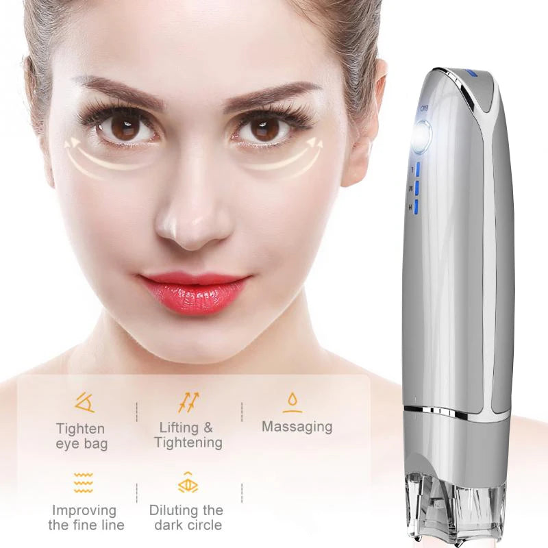 2 Head Bbeyes Eye Beauty Devices Mini Improves The Fine Lines For Dark Circles Eye Make Them Younger Cooperate Eye Massge Pen