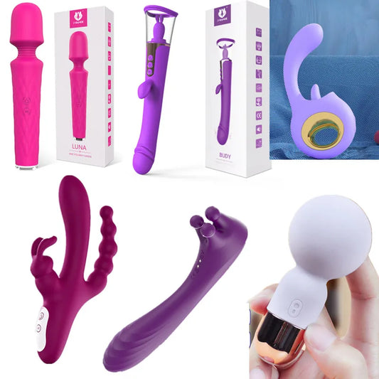 Adult Sex Toy Female Vibrator Mini Massage AV Vibrator Female Masturbator