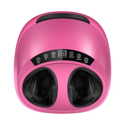 New 220V Electric Antistress 3D Shiatsu Kneading Air Pressure Foot Massager Infrared Foot Care Machine Heating Deep Relax