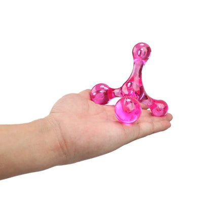 Useful 4 Balls of Your Manual Massager Arm, Hind Leg, Head and Foot Acupoint Massager Tool To Relax and Eliminate Edema Fat