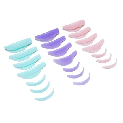 NEW 7Pairs colour Eyelash Perming Pad Silicone Eyelashes Perming Curler Reusable Lash Lift Shield Pads Eyelash Lifting