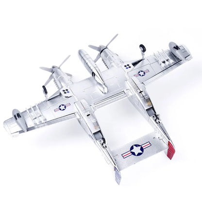 4D 1/48 Assembly Model World War II Aircraft  U.S.A F-82 Twin Mustang Fighter P-82 Simulation Model Toy Decorations Gifts