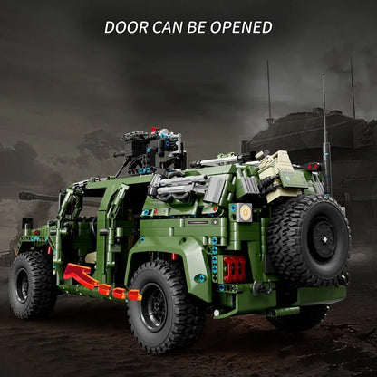 3175Pcs MOC Off Road Car Model Building Blocks City Minigun Turret Army Weapons Vehicle Bricks Toys for Kids Gift