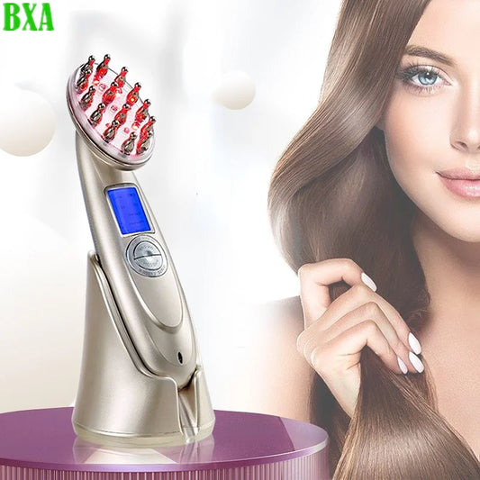 Electric Laser Hair Growth Comb Infrared EMS Vibration Massager Microcurrent Hair Care Hair Loss Treatment Hair Regrowth