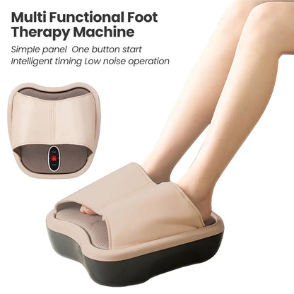 NEW Shiatsu Foot Massager with Hot Foot and Calf Massager with Deep Kneading Leg Massager with Compression Cycle