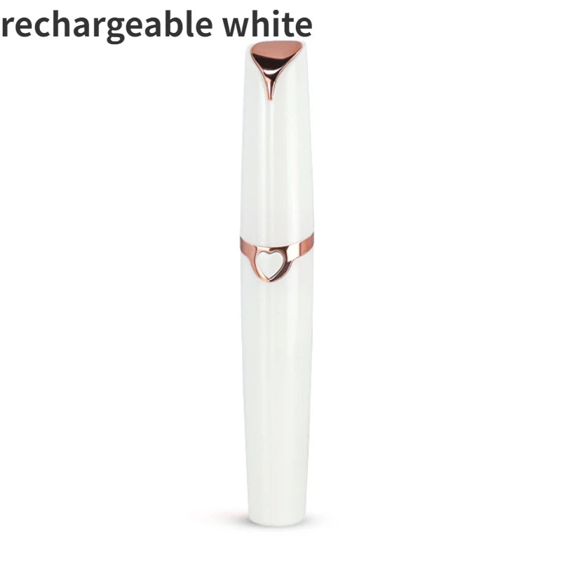 Portable Electric Eyebrow Trimmer Mini Women'S Lipstick Eyebrow Trimmer Usb Rechargeable Electric Eyebrow Trimmer