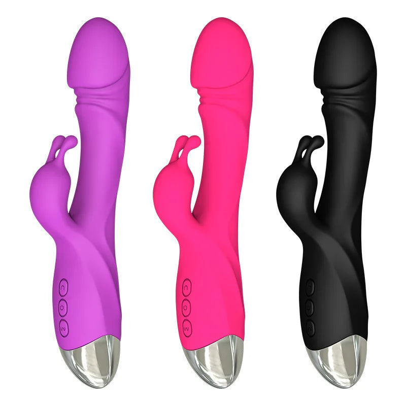 10 Frequency Vibration Female Masturbator Stimulation Vibrator Simulation Penis Adult Sex Toy