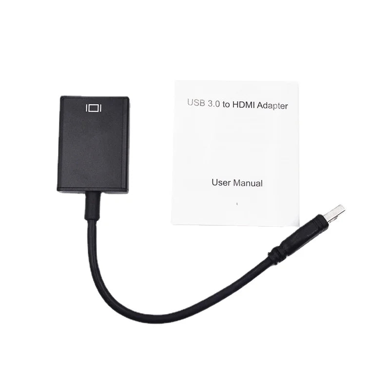 USB 3.0 To HDMI Converter | Audio Support | USB 3.0 To HDMI Adapter | HDMI Conversion Cable | USB Adapter