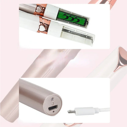 Portable Electric Eyebrow Trimmer Mini Women'S Lipstick Eyebrow Trimmer Usb Rechargeable Electric Eyebrow Trimmer