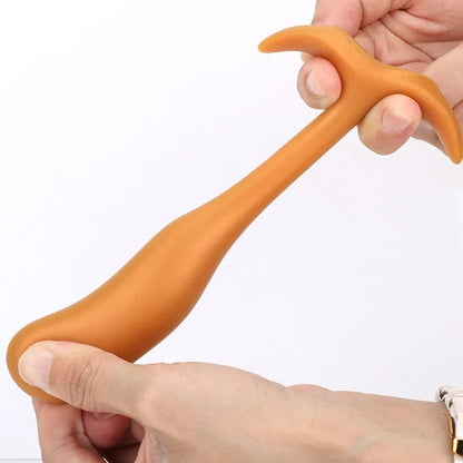 Sofe Silicone Pea Pod Anal Plug Butt Plug Vaginal Anal Dilator Invisible Wearing Anal Plug Powerful Sucker Stopper Gay Sexy Toys